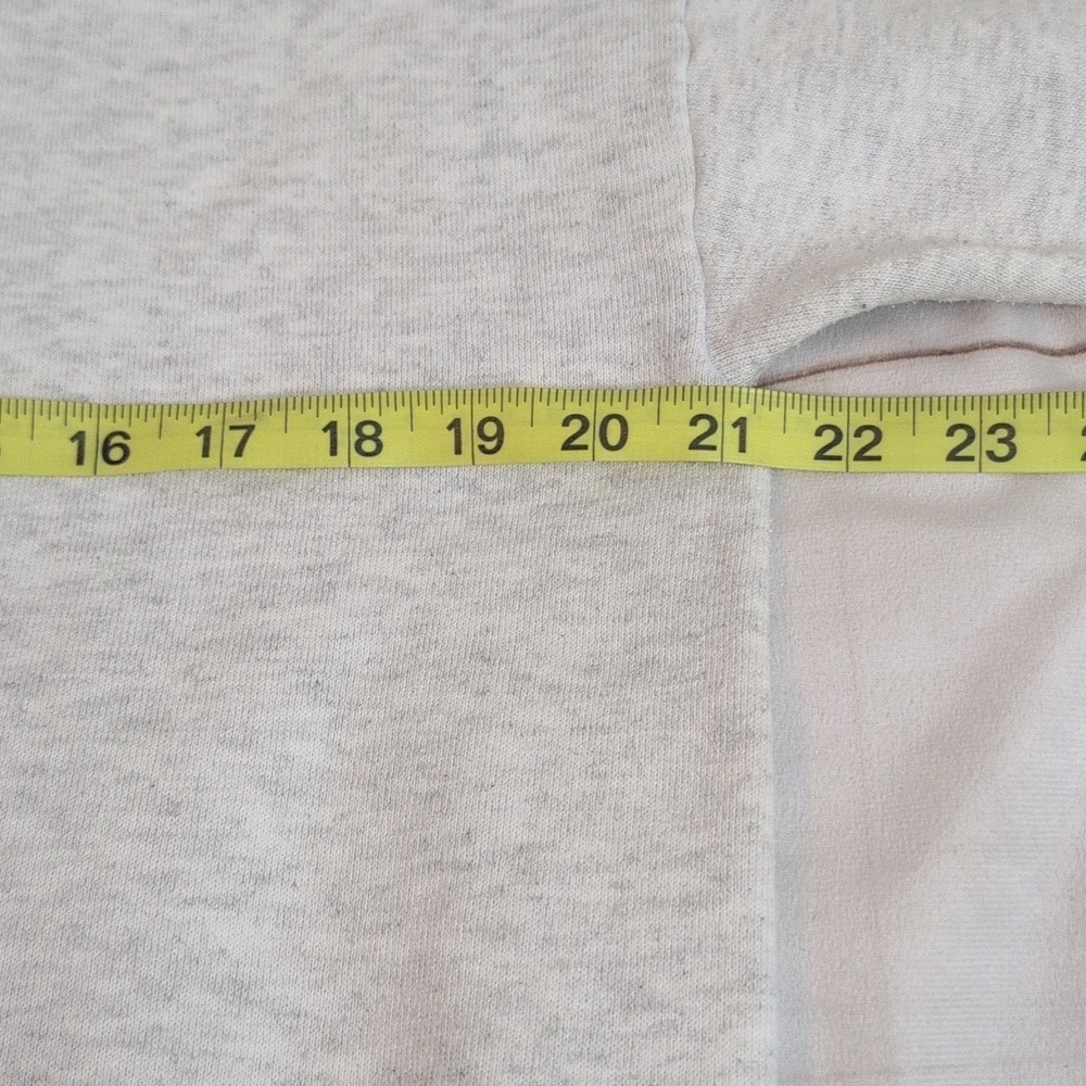 Vintage Heather Gray Washington DC Sweatshirt Plaid Purple Green Design Large - Picture 7 of 7